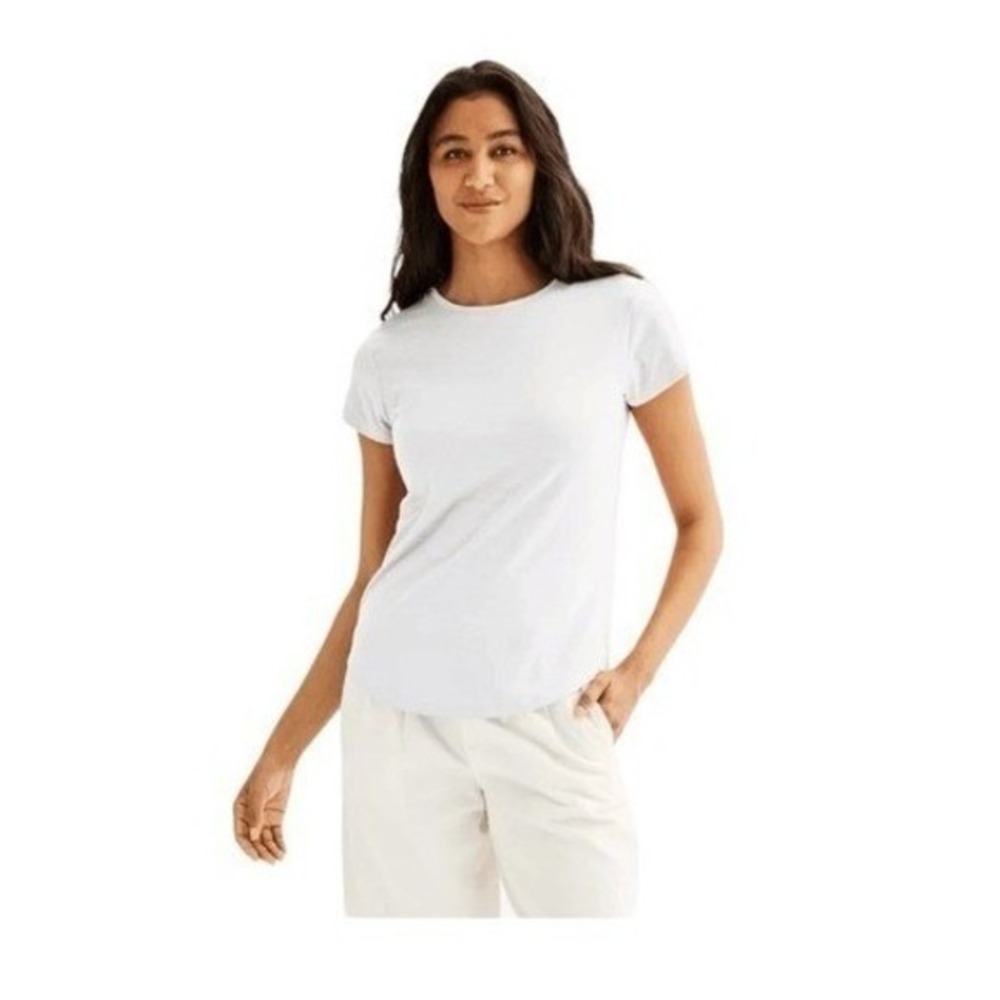 Sonoma Goods For Life Basic Everyday T-Shirt White Short Sleeve Crewneck Tee S